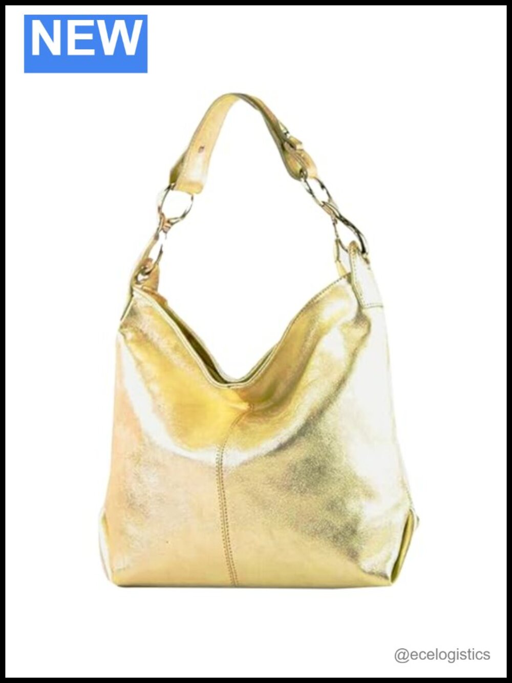 Genuine Leather Shoulder Bag Adjustable Strap